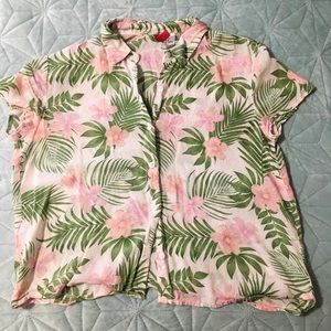 H&M Hawaiian Floral Top